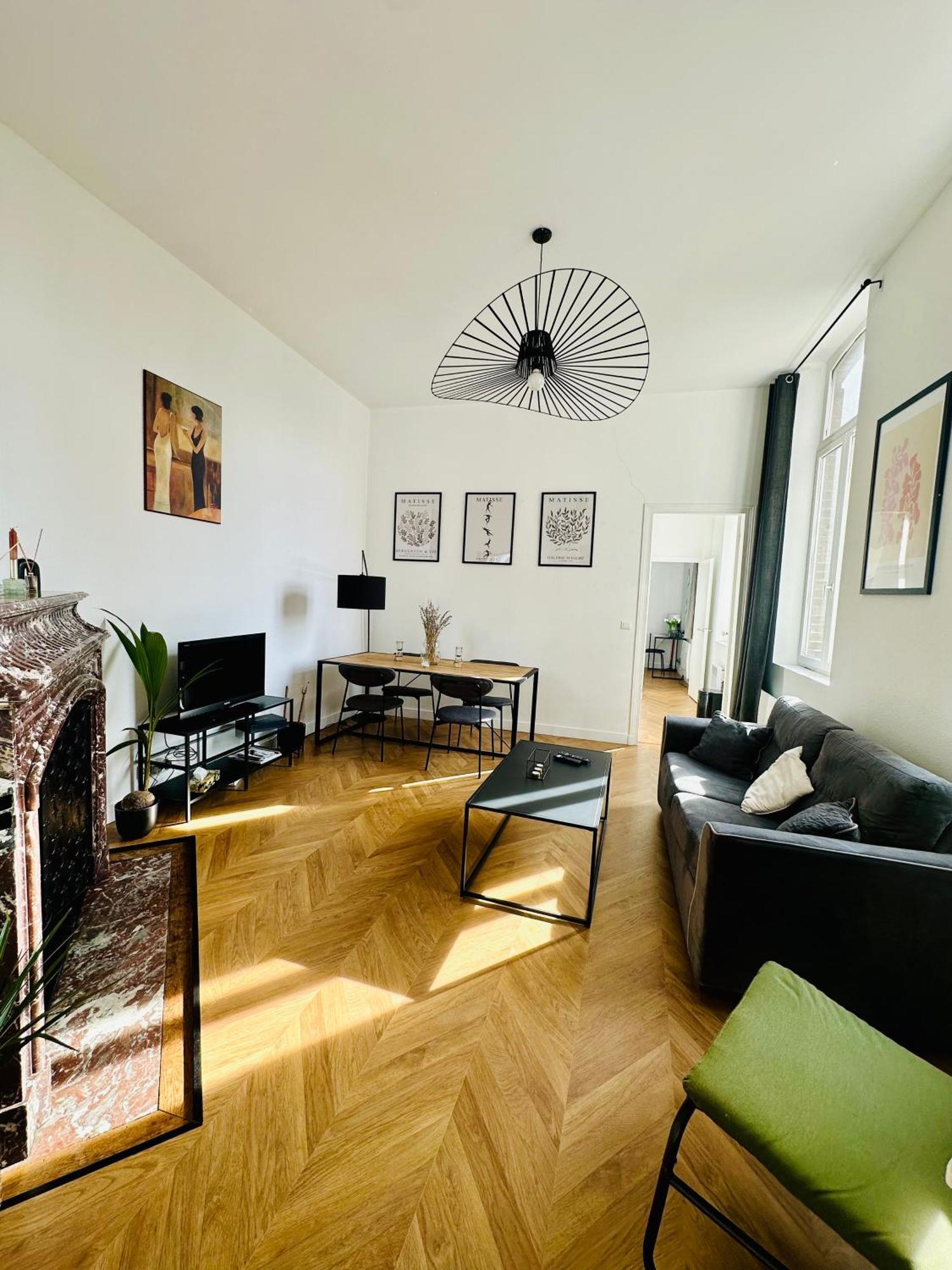 Spacieux Appt Haussmannien Parking Prive Appartement Amiens Buitenkant foto